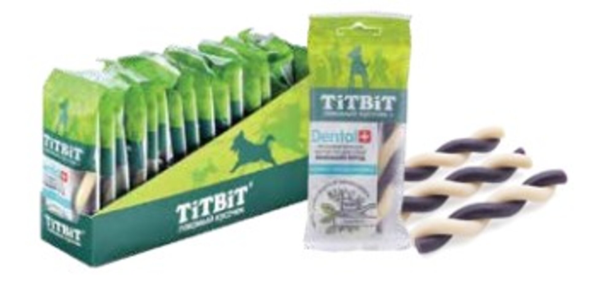 TiTBiT ტიტბიტი - პროფილაქტიკური სასუსნაო  DENTAL+ ძაღლებისთვის