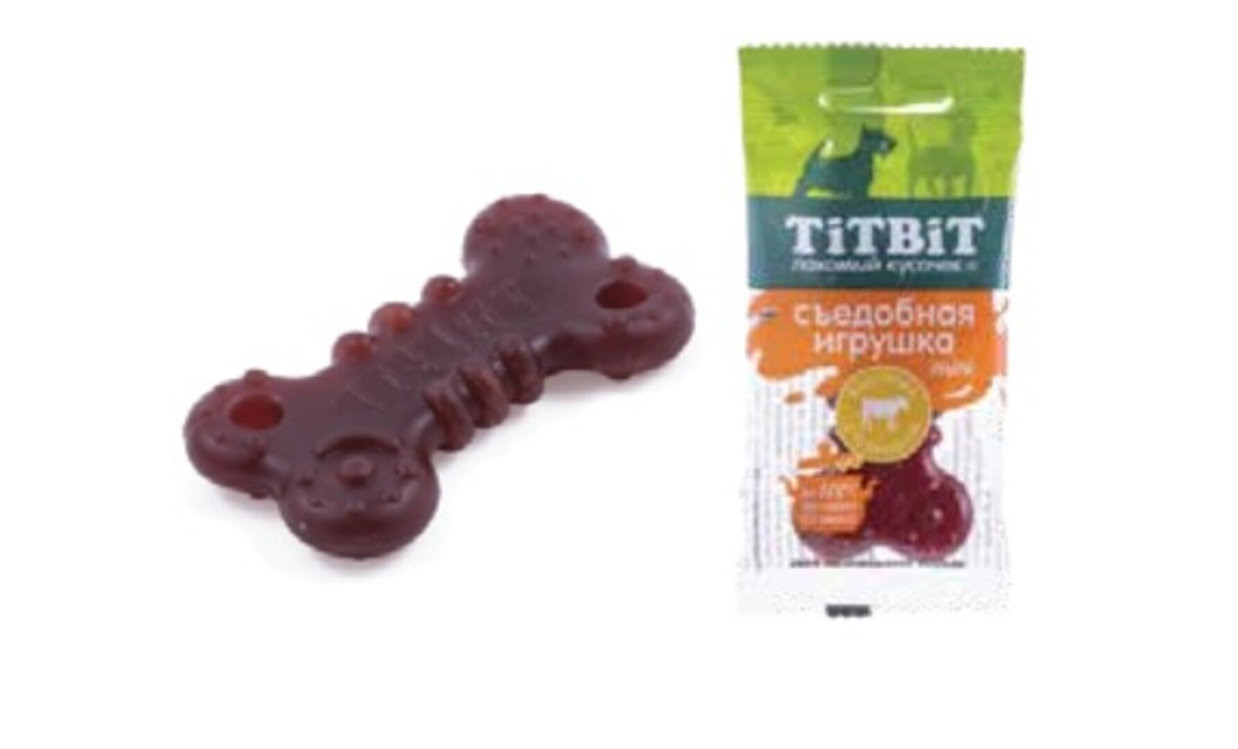 TiTBiT ტიტბიტი - საკვები სათამაშო ხბოს ხორცით