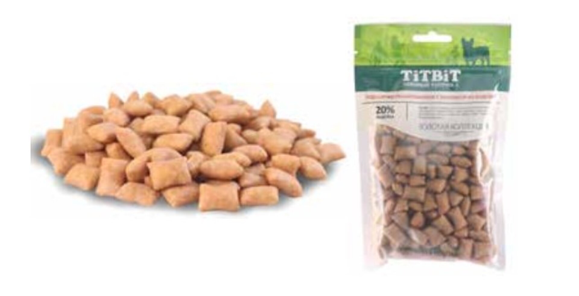 TiTBiT ტიტბიტის ოქროს კოლექცია - სასუსნაო ძაღლებისთვის ინდაურის ხორცით